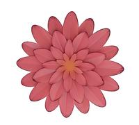 BESPORTBLE Colgante De Flor Simulada De Hierro Forjado Decorativo Para Pared Ornamento Creativo Diy Adorno Metálico Duradero Rosa Para Decoración Mural Elegante