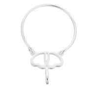 BESPORTBLE Colgante de Plata Doble Conector de Charm Versátil para Mujer Diseño Minimalista Adaptable para Fiestas y Diario
