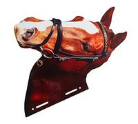 BESPORTBLE colgante de puerta de animal de hierro forjado hurón diluvio enrejado decoración pared decoración de pared decoración de la pared de animales artesanía de caballo de metal planchar