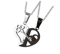 BESPORTBLE Collar Colgante De Pareja Collar De Moda Cuello De Cadena Única Adorno Cuello De Pareja Obsequio