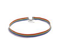 BESPORTBLE Collar Con Colgante De Arcoíris Para Mujer Gargantilla Con Cadena Estilo Orgullo Joyería Colorida Para El Cuello