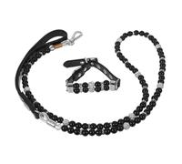 BESPORTBLE Collar con Correa Ajustable para Cachorros Pequeños Collar De Perlas y Cristales para Caminatas y Fiestas