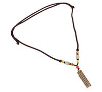 BESPORTBLE Collar de Amuleto Abreable Latón con Colgante Religioso para Mujer y Hombre Joyería de Moda con Símbolo de Protección y Diseño Elegante