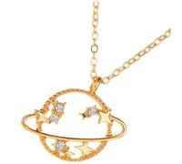 BESPORTBLE Collar De Circonitas Estrella Cadena Para Clavícula Minimalista Collar De Estrella Para Mujer Circonitas Para Mi Hija