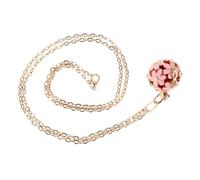 BESPORTBLE Collar Difusor Aromaterapia Mujer Diseño Mexicano Jaula Floral Colgante Joyería Perfumada Accesorio Versátil Rosa