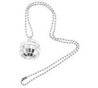 BESPORTBLE Collar Disco Bola Espejos Retro con Adornos para Fiesta Baile Accesorio Chic de Aleación y Plástico para Disfraces y Decoración Temática