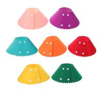 BESPORTBLE Collar Protector Postoperatorio para Gatos L (4-6 Kg) Cono Ajustable Anti Lamidos y Mordeduras para Recuperación, Collar Quirúrgico Suave y Ligero, 7 Unidades Colores Surtidos,