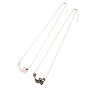 BESPORTBLE Collares a Juego De Peces Koi Tai Chi Para Pareja, Aleación Resistente, Diseño Decorativo Multifuncional, Obsequio Romántico Para Ella y Él