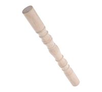 BESPORTBLE Columna de Barandilla de Madera Torneada Estilo Europeo Clásico, Color Caqui, Fácil Instalación, Resistente a Deformaciones para Barandillas Interiores y Límites de Jardín