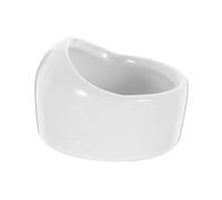 BESPORTBLE Comedero Antivuelco De Cerámica para Hámster - Conejos y Animales Pequeños - Plato Inclinable Resistente y Estable para Alimentos y Agua Ideal para Jerbos y Ratas