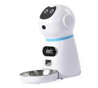BESPORTBLE Comedero Automático Inteligente para Gatos Dispensador De Comida con Tazón De Inoxidable Gran Capacidad Alimentador Automático