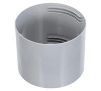 BESPORTBLE Conector de Extensión para Manguera de Aire Acondicionado Portátil, Acoplador de Conducto de 130 Mm, Plástico Resistente Color Gris Claro, Compatible Tubería de Ventilación Móvil