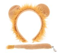 BESPORTBLE Conjunto de Diadema con Orejas y Extremo de León Decoración Exquisita para Fiestas de Disfraces Infantiles de León