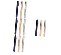 BESPORTBLE Conjunto De Pasadores De Corbata Broche De Corbata Clips De Corbata De Boda Padrinos De Boda Clips De Corbata De Negocios Barra De Corbata Minimalista Cobre 3 Piezas X 4