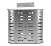 BESPORTBLE Contenedor de Vajilla de Acero Inoxidable 304, Cubo Organizador para Utensilios de Cocina, Diseño Plano para Cuchillos, Tenedores y Cucharas, Almacenamiento Versátil para Cocina