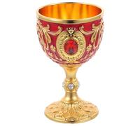 BESPORTBLE Copa de Licor Retro de Aleación Metálica 30 Ml, Taza Pequeña para Licor Color, Adecuado para Uso Hogar, Camping y Barra Vintage