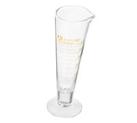 BESPORTBLE Copa Medidora de Vidrio con Base Estable Resistencia Química para Laboratorio y Medición Precisa de Líquidos