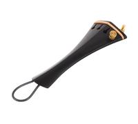BESPORTBLE Cordal de Violín 4/4 de Ébano con Afinador Fino Integrado, Pieza de Repuesto para Violines de Cuerda, Accesorio Duradero para Práctica Diaria y Ajuste Preciso del Tono