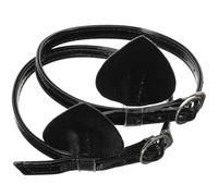 BESPORTBLE Cordones de PU para zapatos de tacón alto, 1 par, para ladies y, estilo fashion, no easy deformation, para zapatos de tacón alto Varios estilos