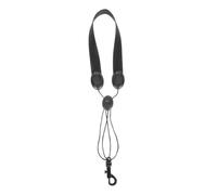 BESPORTBLE Correa Cuello de Saxofón Negro, Accesorio Práctico de Plástico y Tela Que Reduce la Presión Espalda, Adecuado para Músicos en Concierto