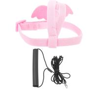 BESPORTBLE Correa de Arnés para Pájaros de Vuelo Elástica Rosa, Cuerda de Entrenamiento Ligera para Loros y Cacatúas, Kit para Exteriores, Protección Segura para Aves Domésticas