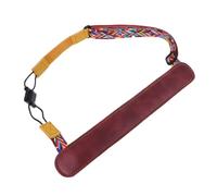 BESPORTBLE Correa Elegante para Ukelele de Cuero Patrones Tradicionales Nacionales, Fácil de Llevar y Práctica para Uso Diario