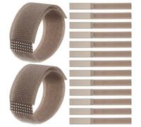 BESPORTBLE Correas Ajustables para Botas de Mascotas 20 Piezas Bandas de Sujeción Impermeables de Poliéster Color Café 20X180Mm Seguridad para Patas de Perros y Gatos en Paseos al Aire