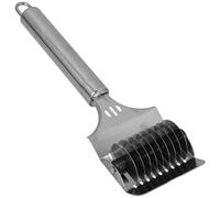 BESPORTBLE Cortador de Masa Manual de Acero Inoxidable para Hacer Fideos, Mango Antideslizante Ergonómico, Herramienta Creativa para Cocina, Cortador de Fideos Resistente Color Aleatorio