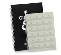 BESPORTBLE Cuaderno de Partituras de Guitarra A4 para Principiantes Libro de Música Portátil Papel Resistente y Líneas Claras para Notación Musical y Acordes Adecuado para Enseñanza y