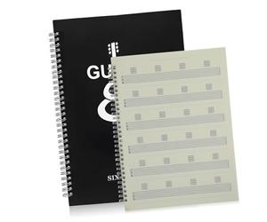 BESPORTBLE Cuaderno de Partituras de Guitarra A4 para Principiantes Libro de Música Portátil Papel Resistente y Líneas Claras para Notación Musical y Acordes Adecuado para Enseñanza y