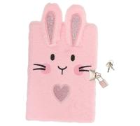 BESPORTBLE Cuaderno de Peluche para Niñas con de Felpa Suave Diario Portátil para Escritura Creativa Cuaderno de Rayas para Regalos Infantiles y Escolar Color Aleatorio Color Aleatorio