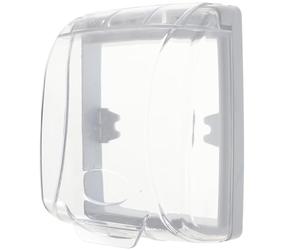 BESPORTBLE Cubierta de Plástico Timbre Puerta Intemperie de Resistente para Protector y Exterior para Manijas Entornos Comerciales