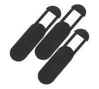 BESPORTBLE Cubierta Deslizante de Privacidad para Cámara Web Portátil Pack de 3 Unidades Negras Adhesiva y Compatible Laptops Tablets y Ordenadores Protección Segura contra Accesos No