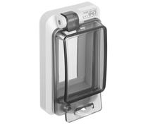 BESPORTBLE Cubierta Ip67 para Caja de Protección de Disyuntores Ventana Transparente, Mecanismo Seguro, Material Abs y Pc, Adecuado para Calles y Áreas Industriales