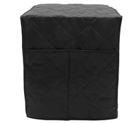 BESPORTBLE Cubierta Protectora Reutilizable para Cafetera y Tostadora de Poliéster Tafetán Negro 2 Bolsillos Externos para Electrodomésticos de Cocina