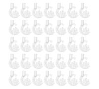 BESPORTBLE Cubiertas de Bombillas de Cadena de Luz Lunar 200 Piezas, Pantalla de Lámpara de Plástico Transparente, Mini Diseño de Luna y Castillo, Accesorio para Luces LED de Hadas,