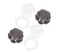 BESPORTBLE Cubiertas De Seguridad Para Perillas De Estufa a Gas De 4 Pcs Protector De Plástico Resistentes y Fáciles De Instalar