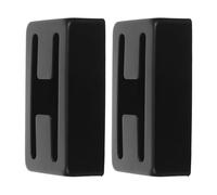 BESPORTBLE Cubiertas Metálicas para Pastillas Humbucker Forma de H para Guitarra Eléctrica 1 Par Negro Protección contra Ruido Electromagnético y Polvo Accesorios para Instrumentos