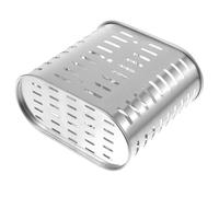BESPORTBLE Cubo de Acero Inoxidable 304 para Vajilla Drenaje, Contenedor para Almacenamiento de Cubiertos y Utensilios de Cocina, Diseño Plano, Uso Doméstico y Restaurante, Organizador