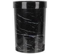 BESPORTBLE Cubo de Basura Grande sin Tapa con Diseño de Mármol para Oficina y Hogar Papelera Redonda con Anillo de Sujeción para Bolsa para Baños y Espacios de Trabajo