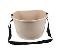 BESPORTBLE Cubo Multifuncional para Recolección y Fertilización Manual Cesta Plástica para Cosecha de Frutas y Verduras con Correa para Jardines y Huertos Aplicador de Fertilizante Uniforme