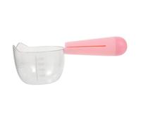 BESPORTBLE Cuchara para Alimento De Clip Sellador y para Comida Seca y Húmeda Diseño Práctico y Resistente Color Rosa Transparente