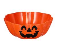 BESPORTBLE Cuenco de frutas de Halloween con diseño de lámpara de calabaza, 1 pieza, naranja, 11,6 x 11,6 x 4,7 pulgadas, para decoración, material PP