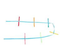 BESPORTBLE Cuerda para Caminar Antipérdida para Niños Asas, Material de Poliéster Ligero, Espacio Adecuado entre Niños para Actividades al Aire Libre y Excursiones Color Aleatorio