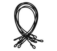 BESPORTBLE Cuerdas Elásticas para Trampolín 6Mm X 70Cm 5 Unidades Cuerda de Repuesto de Látex y Nailon Resistente para Exterior Fijación Segura para Camas Elásticas y Actividades al Aire