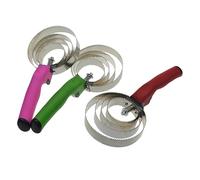 BESPORTBLE Curry Comb Inoxidable Para Caballos Mango Ergonómico y Diseño Reversible Cepillo Rascador Para Limpieza De Pelaje Color Aleatorio