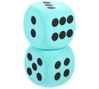 BESPORTBLE Dados Gigantes de Eva para Niños Juguete Educativo 8Cm Accesorios para Juegos de Fiesta Dados Multicara para Actividades Interactivas Set de 2