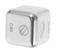 BESPORTBLE Dados para Decidir Comida de Acero Inoxidable Duraderos para Cenas y Reuniones Dados Pequeños Únicos para Tomar Decisiones Divertidas