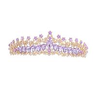 BESPORTBLE De De Imitación Tiara De La Novia Tiara De Princesa Para Mujer Boda Nupcial Nupcial Coronas y Tiaras Joyería Nupcial Novia Princesa Dorado Aleación De Zinc