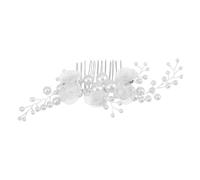 BESPORTBLE de Novia Artesanal con Flores Secas y Perlas Accesorio para de Honor y Niñas de Flores Bodas Especiales